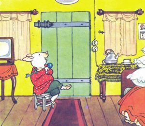 Иллюстрации к сказке «Три поросенка» - Михалков С.В.