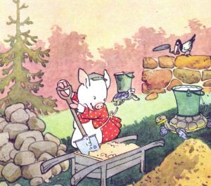 Иллюстрации к сказке «Три поросенка» - Михалков С.В.