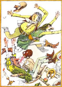 Иллюстрации к сказке братьев Гримм «Бременские музыканты»